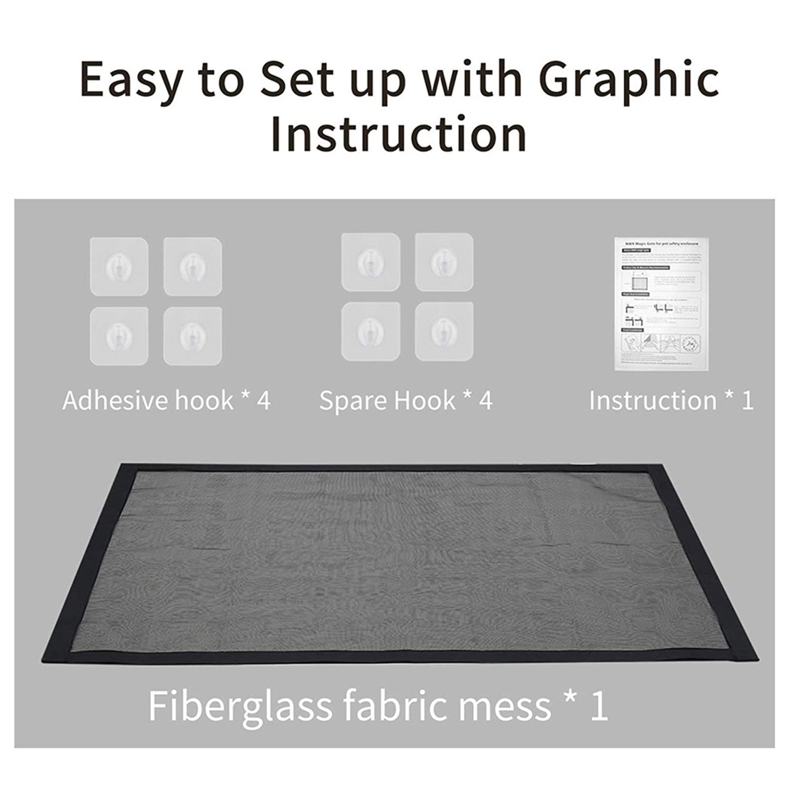 Mesh Pet Gate Pet Pet Safety Enclosure Isolation Net Portable Folding Stair Gate Flexible Pet Gate Guard Wide Safety Mesh Baby Gate for Dogs Indoor Outdoor Install Anywhere