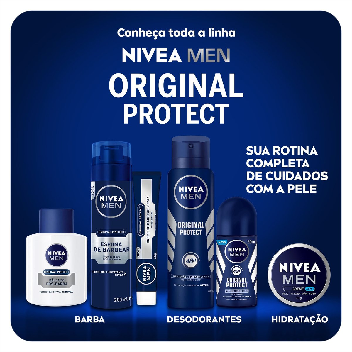 Balsamo Pos Barba Original NIVEA MEN Protect 100ml