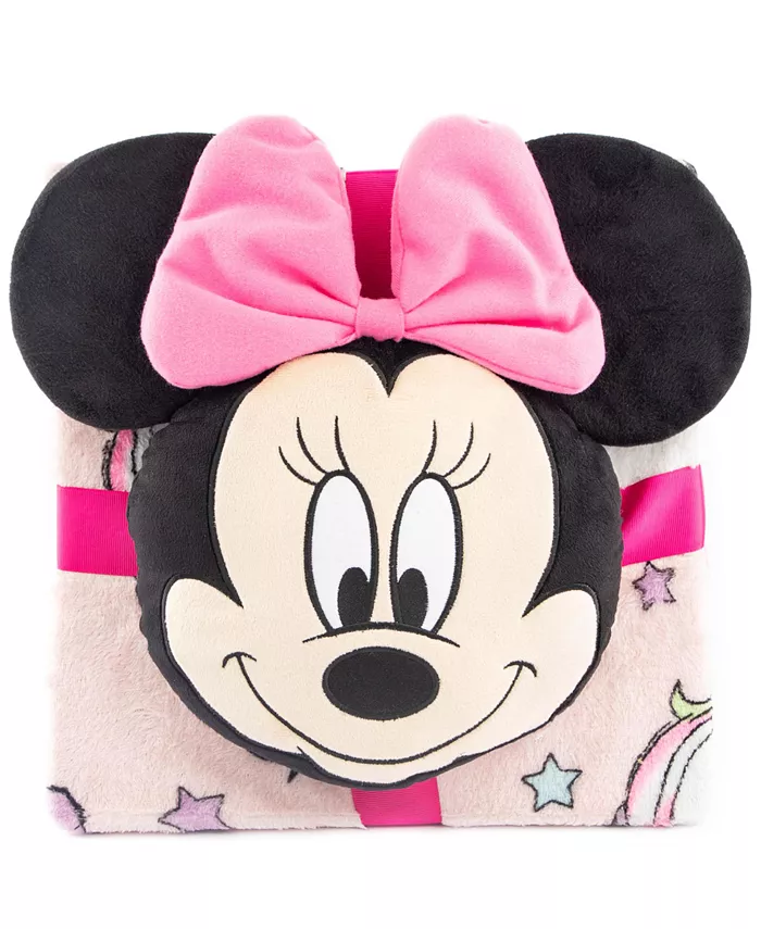 Disney CLOSEOUT! Minnie Mouse 2-Pc. Pillow  Blanket Nogginz Set