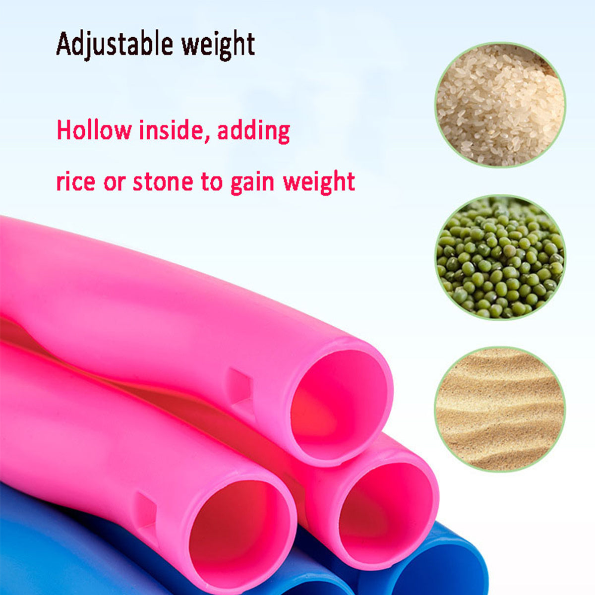 Puloru Detachable Gymnastics Sports Hoop Exercise Fitness Gymnastics Hoop