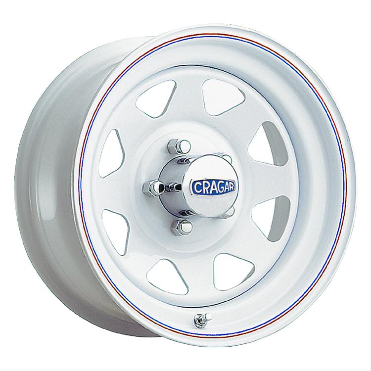 Cragar 1627169564B Cragar Nomad I White Wheels