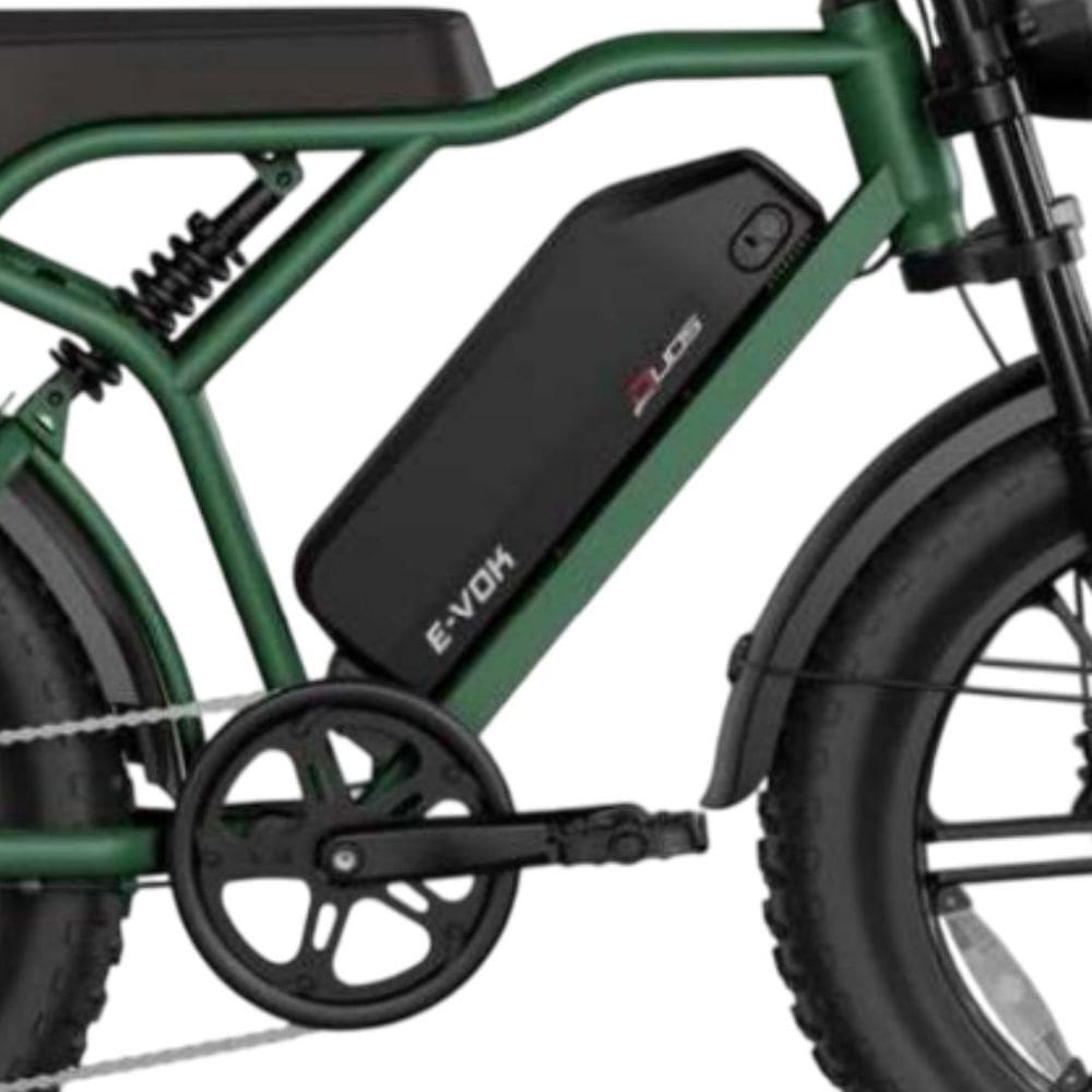Bicicleta Elétrica Scooter Freio a Disco 1000W Lítio E-Vok Verde