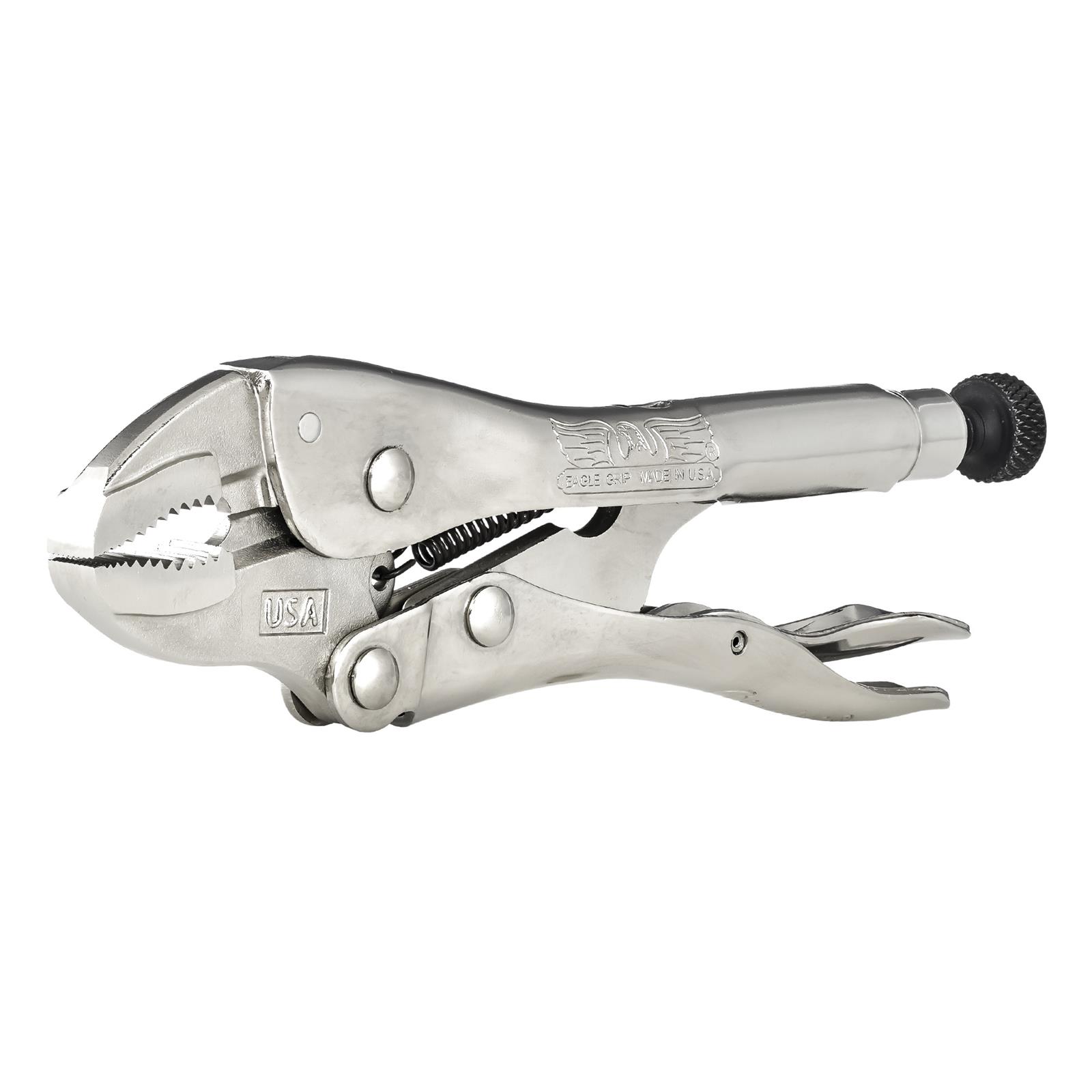 Malco Products LP10WC Malco Eagle Grip Curved Jaw Wire Cutting Locking Pliers