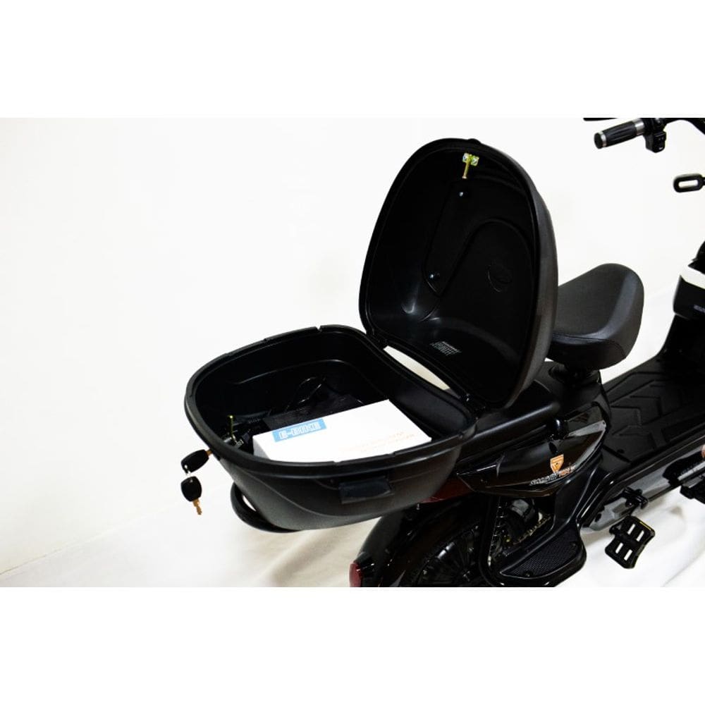 Bicicleta Elétrica Save 350w Sem Cnh Moto Scooter - Cor: Preto