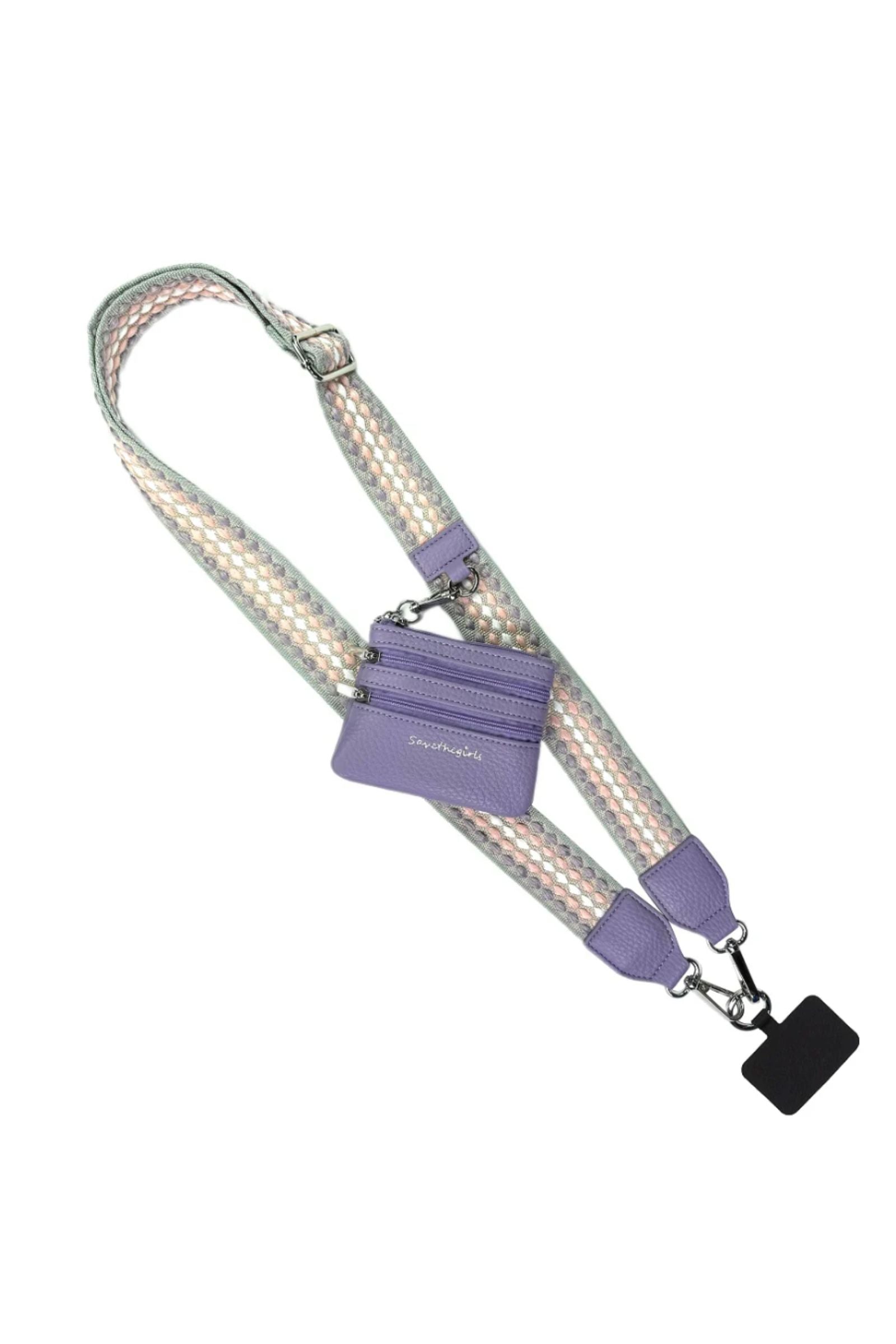 PRE-ORDER Clip & Go Strap w/Zippered Pouch Fun Dots shipping apx 4/30