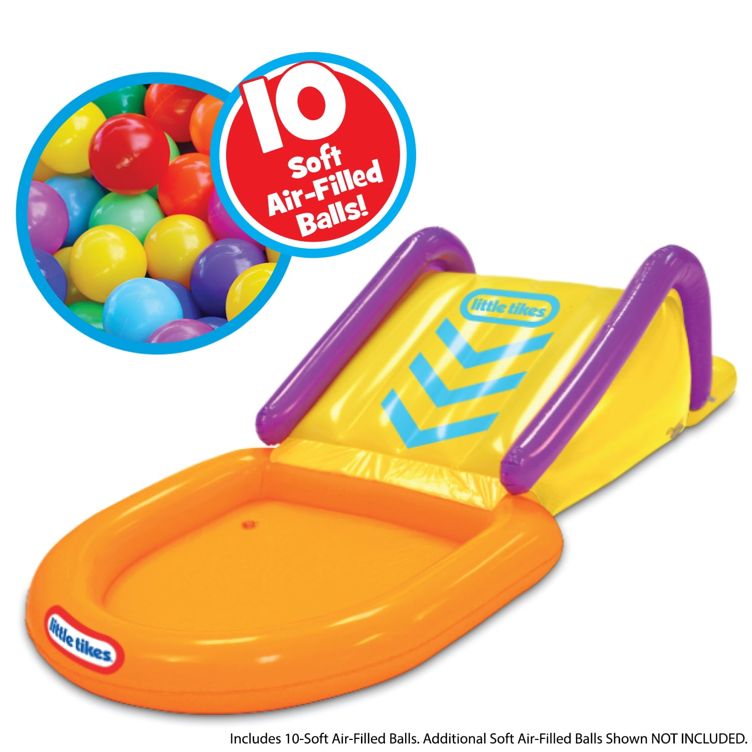 Little Tikes Lt Splash and Slide Pool Ball Pit， Toddlers Preschool， Indoor Outdoor