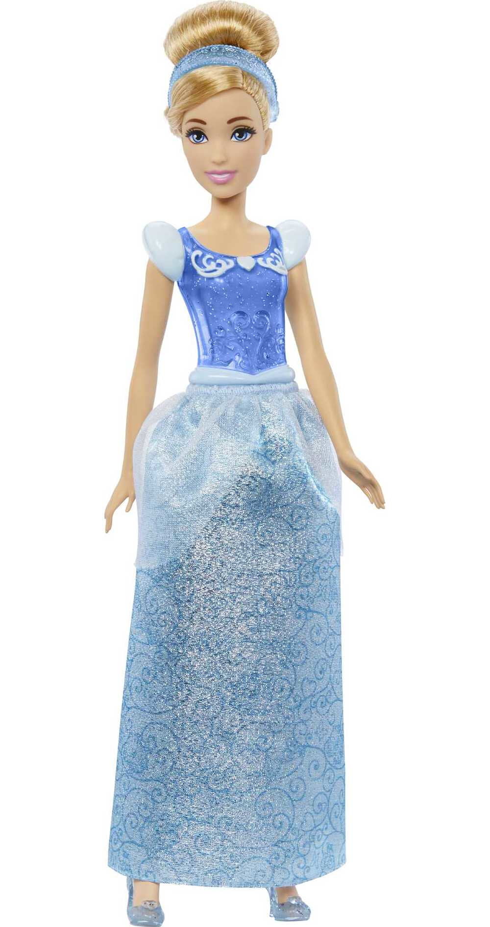 Disney Princess Cinderella Fashion Doll with Blonde Hair, Blue Eyes & Hair Accessory