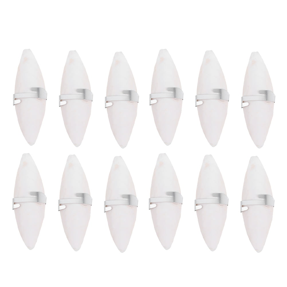 12 sets of Bird Cuttlebone Cuddle Bone Chewing Cuttlefish Bone with Metal Holder