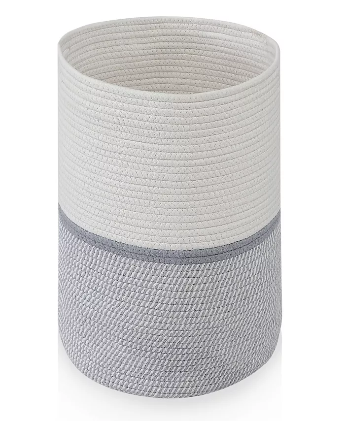 Ornavo Home Large Cotton Rope Laundry Hamper Woven Basket
