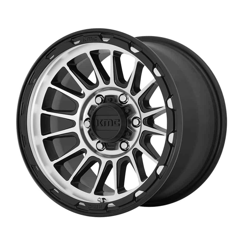 KMC KM542 IMPACT KM542 17X8.5 6X135 S-BLK MACH 00MM