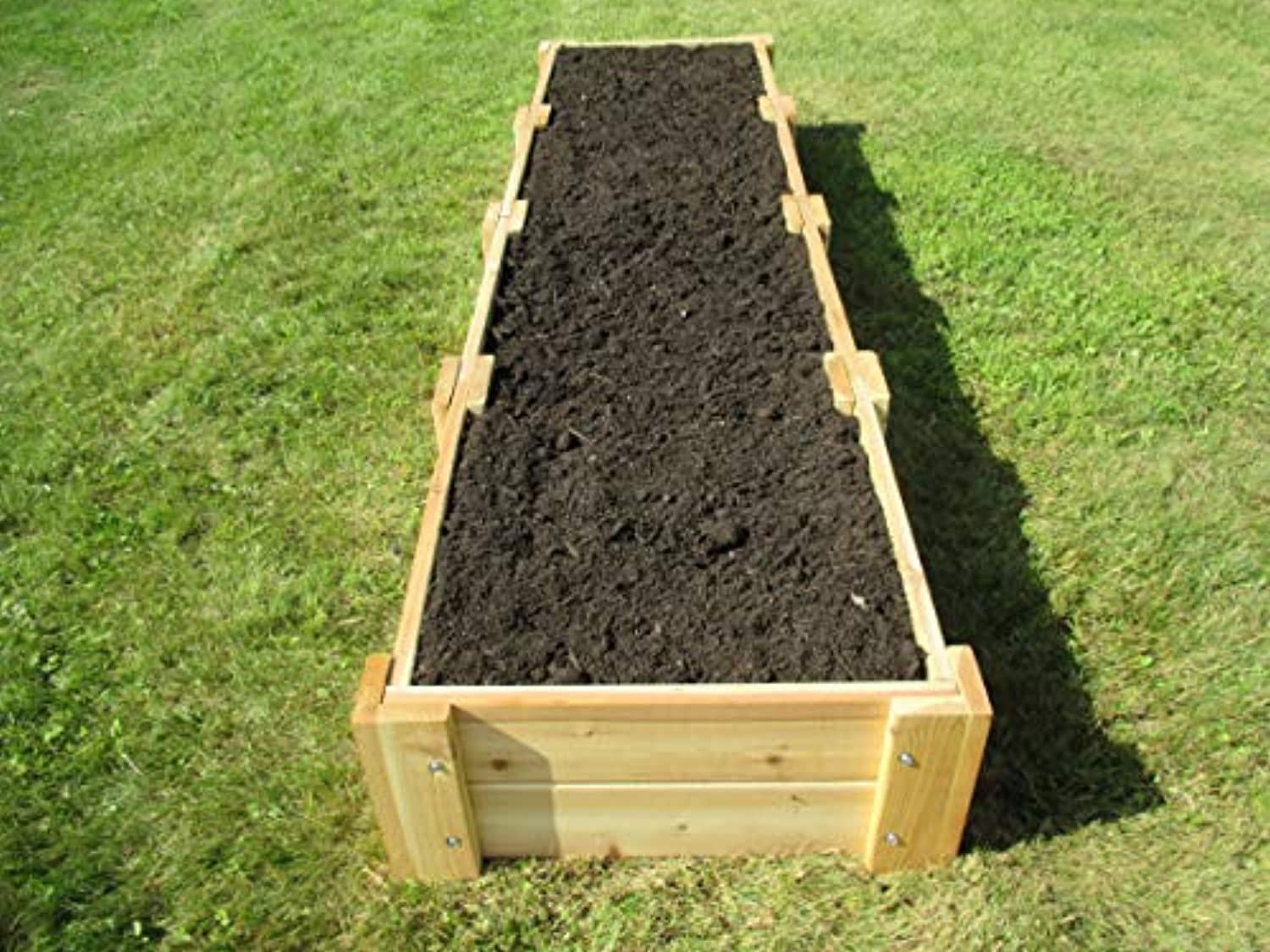 Infinite Cedar RB2x8x11 Cedar Raised Garden Bed, 2 ft. x 8 ft. x 11 in.