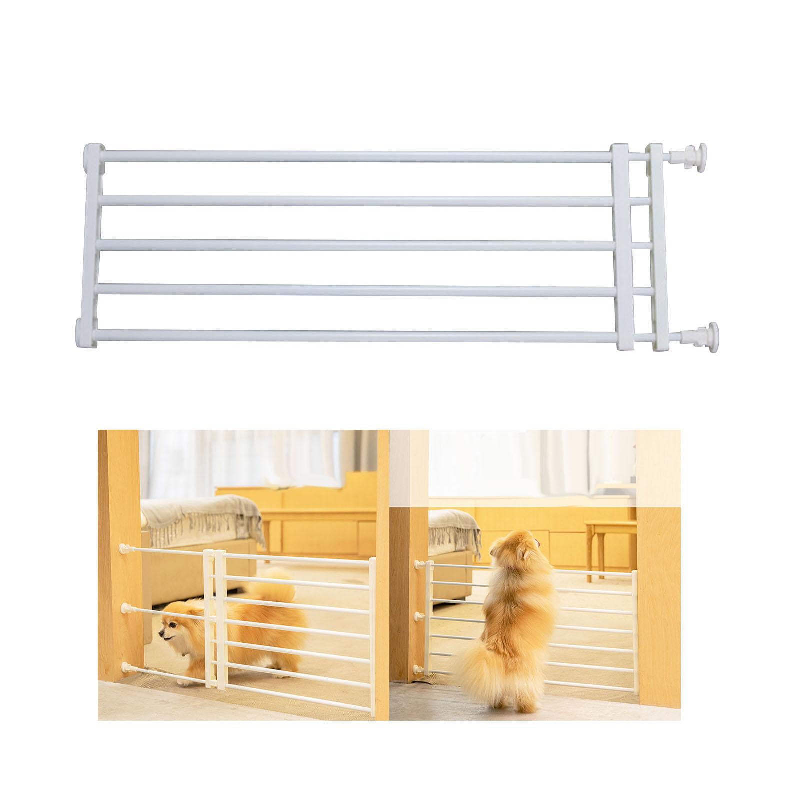 Portable Expandable Dog Gate Stair Gate Barrier Adjustable Door Garden House Height 24cm