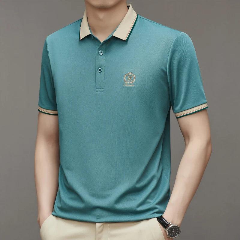 Camiseta Polo Hero Classic™ Luxo Casual / Elegância e Conforto para o Seu Dia a Dia!