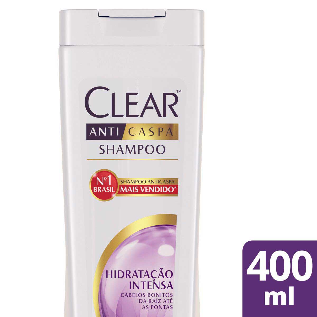 Shampoo Anticaspa Clear Women Hidratacao Intensa 400ml