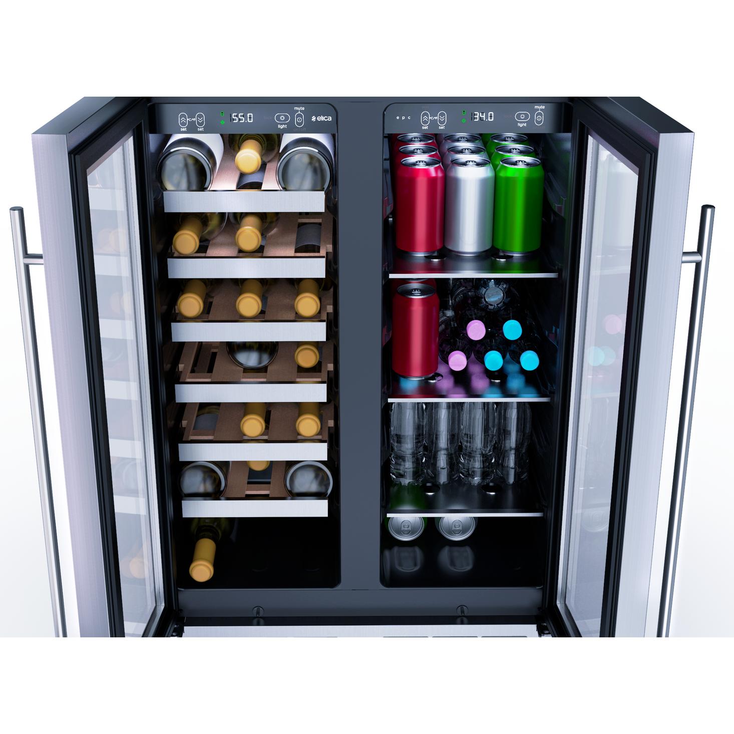 Elica Riserva 4.8 cu.ft. Freestanding Beverage and Wine Center EBF52SS1