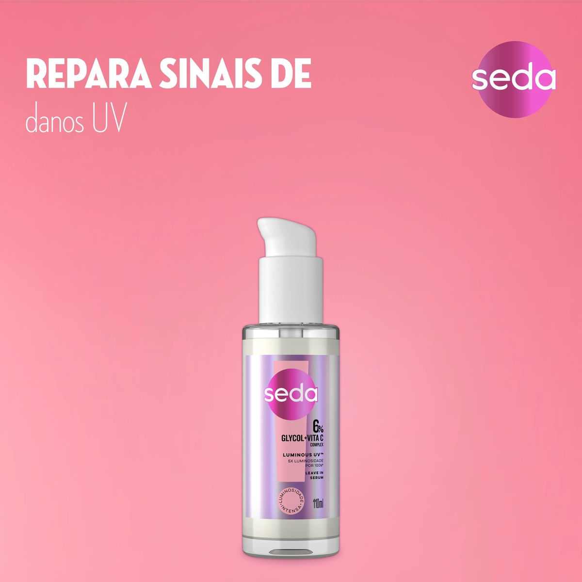 Leave-In Serum Seda Luminous UV 110ml Pump