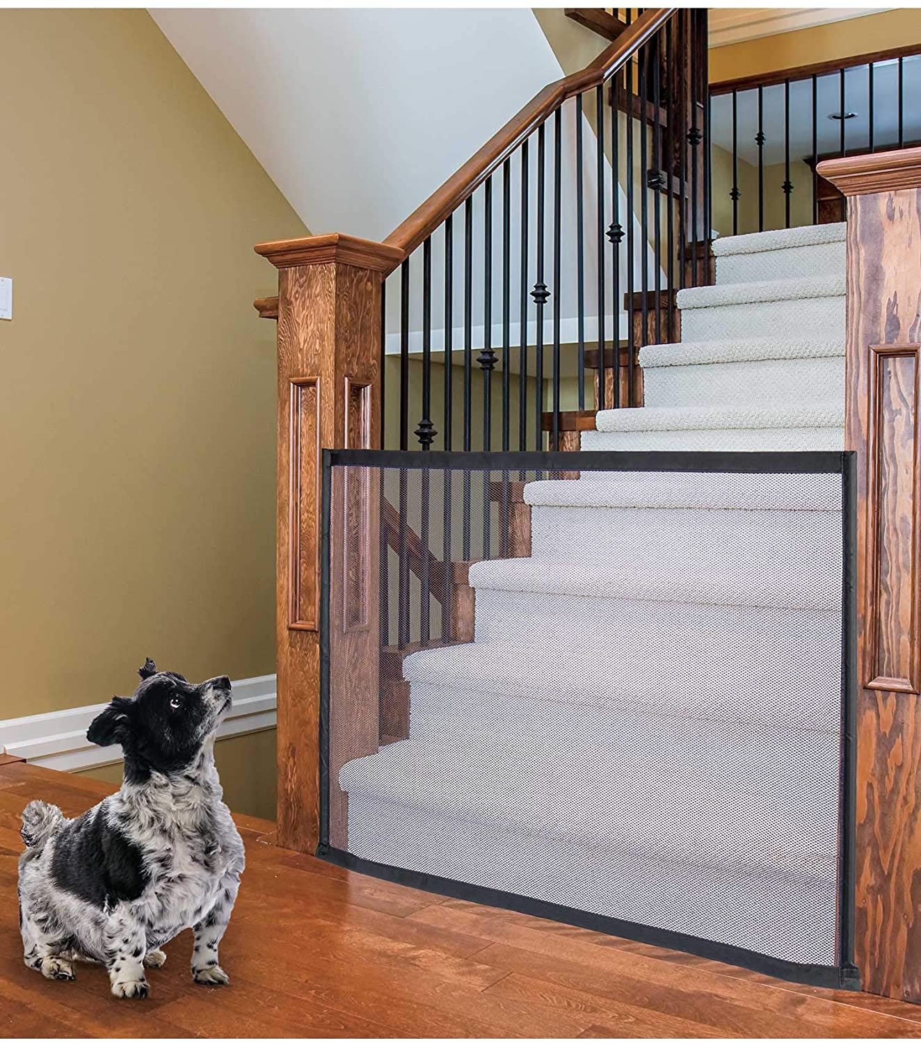 Grand Innovations Pet Grand Innovations Pet-Pal Barrier - Black Black Size: 43.3 x 27.56 Inch