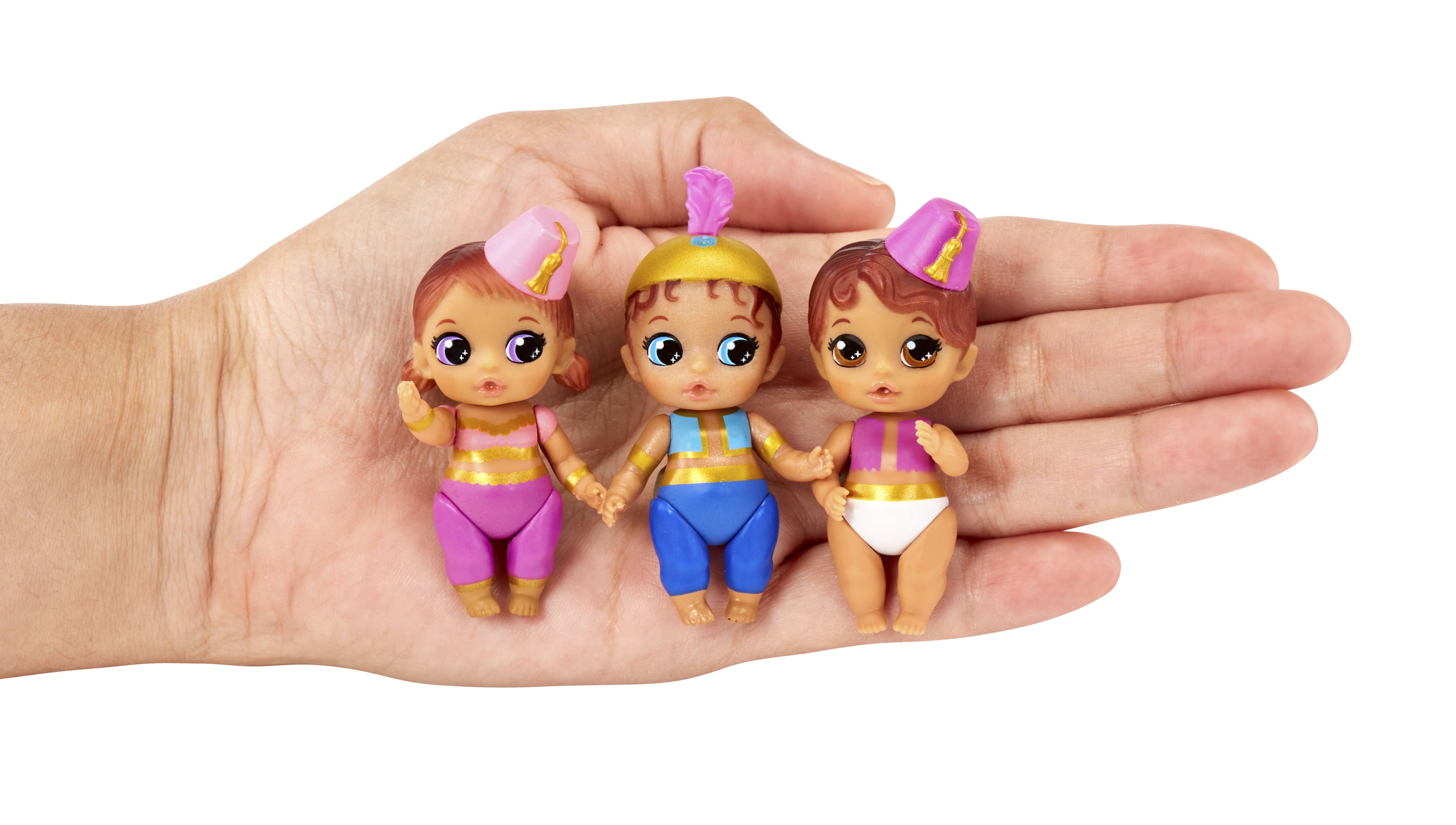 BABY born® Surprise Mini Babies 2.25" – Unwrap Surprise Twins or Triplets Collectible Baby Dolls with Soft Swaddle, Blanket, Rocking Horse, Age 3+