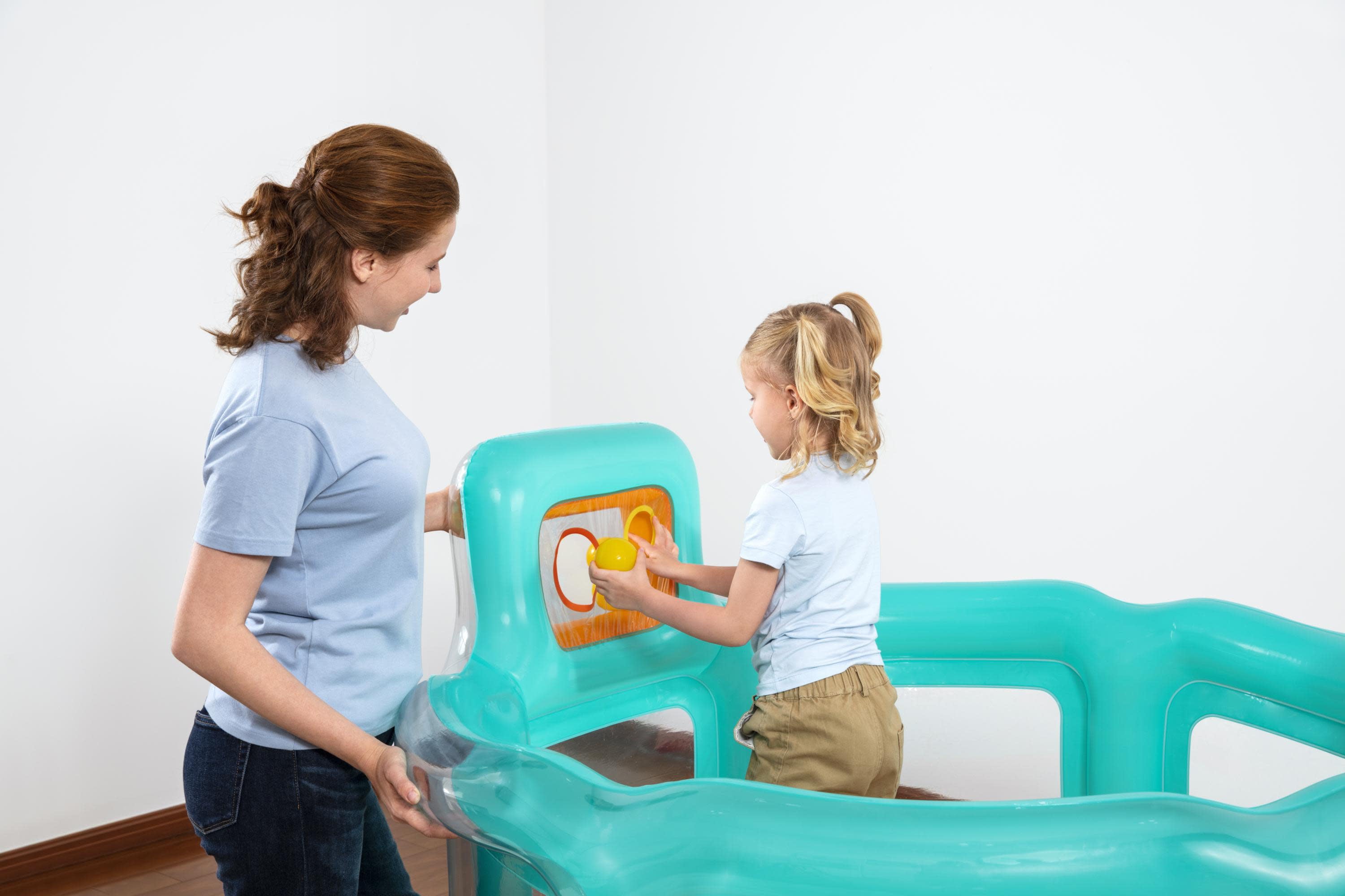 Bestway Hops 'N Hoops Bouncer， 6 Play Balls Included