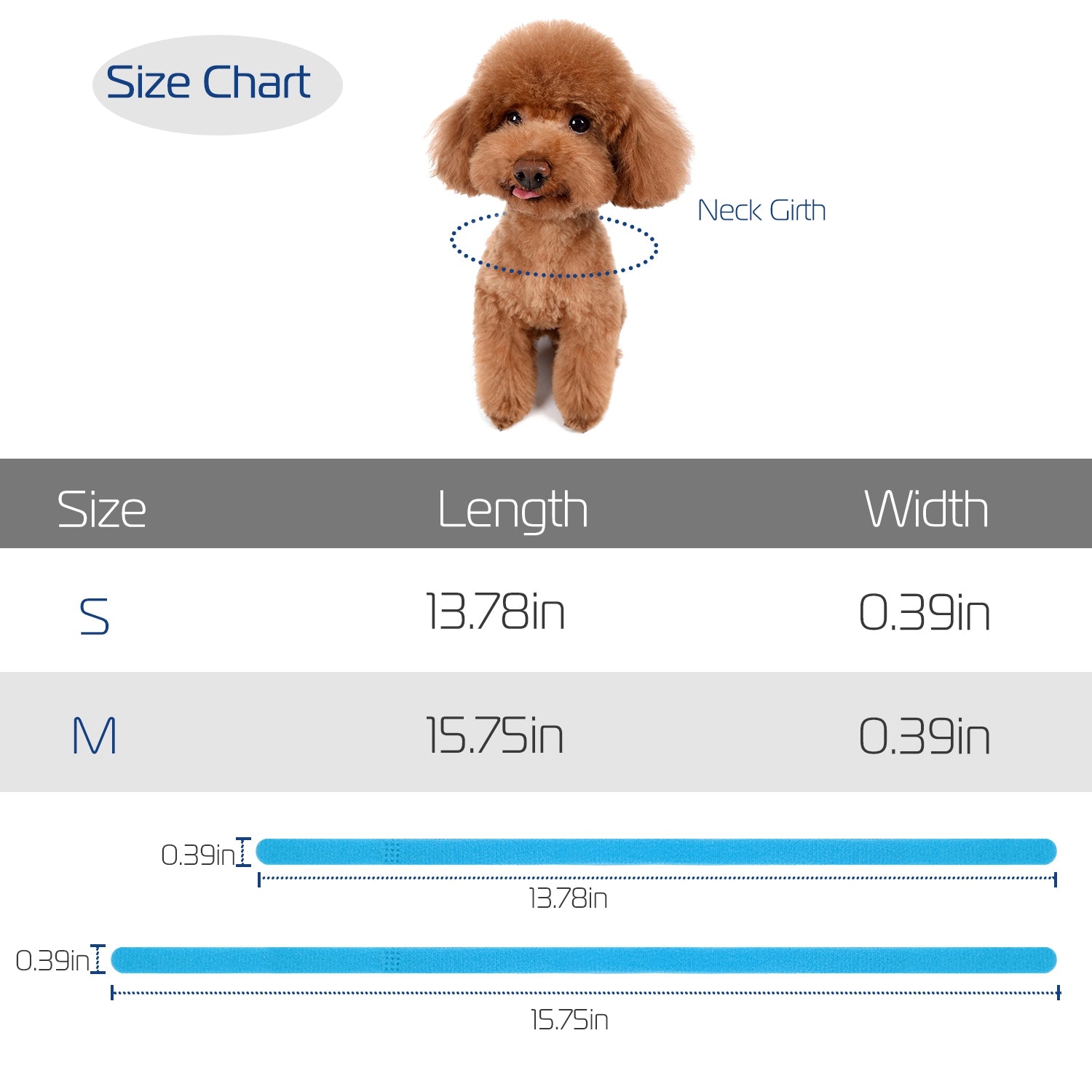 iMountek 12 Colors Whelping Puppy ID Collars Adjustable Double-Sided Pet ID Bands Large