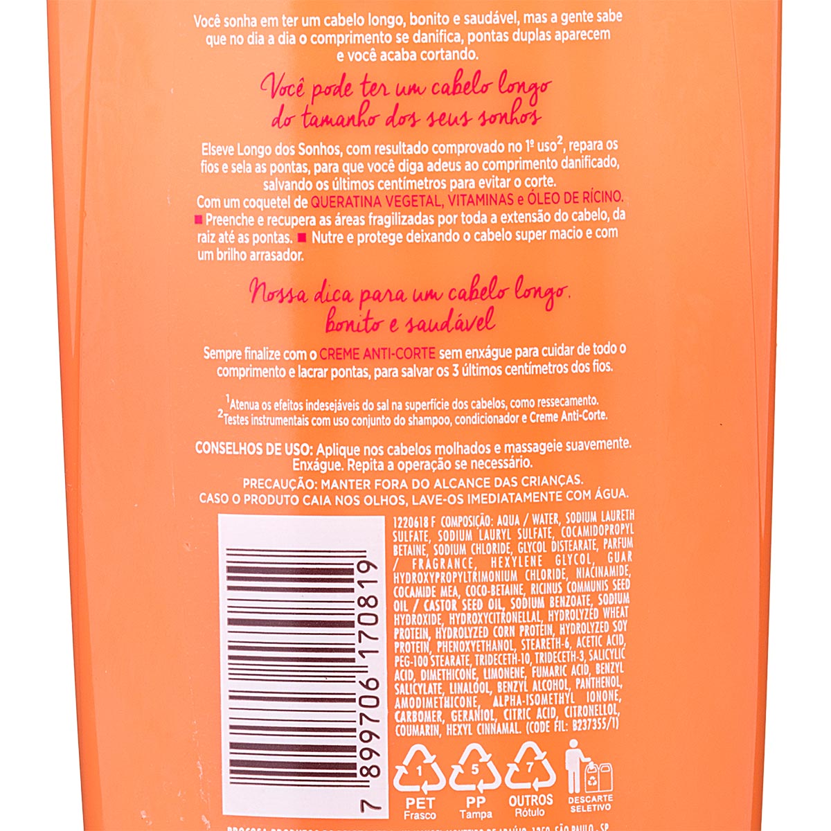 Shampoo Elseve Longo dos Sonhos 400ml