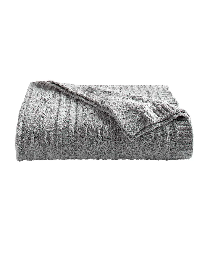 Splendid Cable Knit Plush Throw， 50