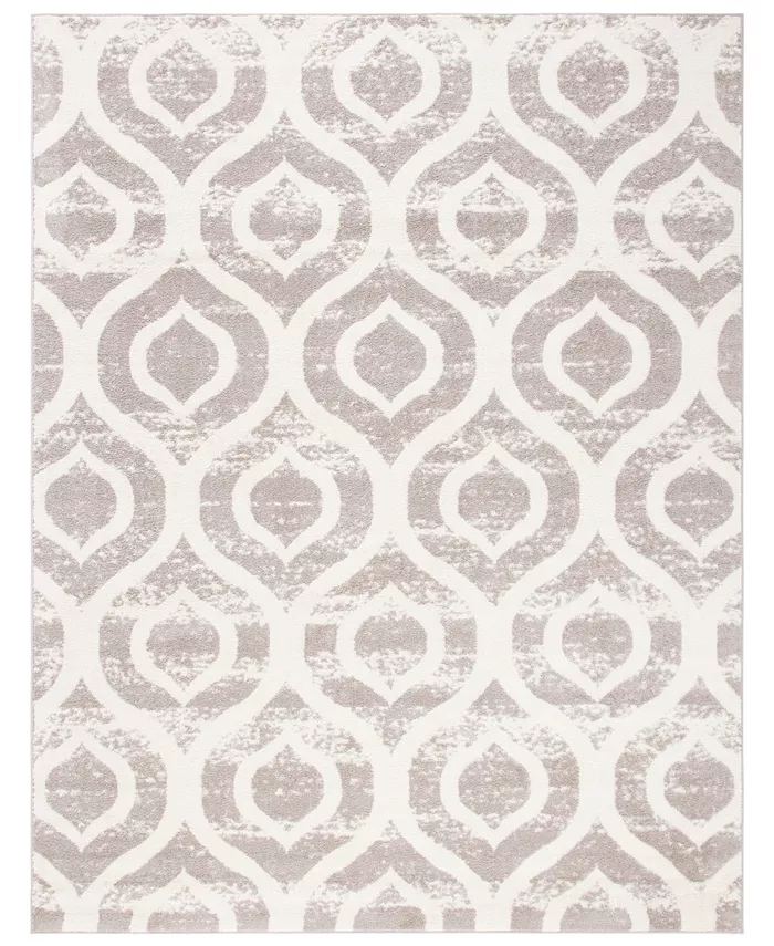 Safavieh Amsterdam Ivory and Mauve 9' x 12' Outdoor Area Rug