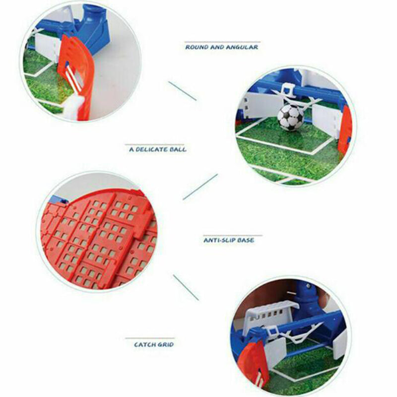 TruPeony Mini Table Top Football Shoot Game Set Desktop Soccer Indoor Game Kids Toy Gifts