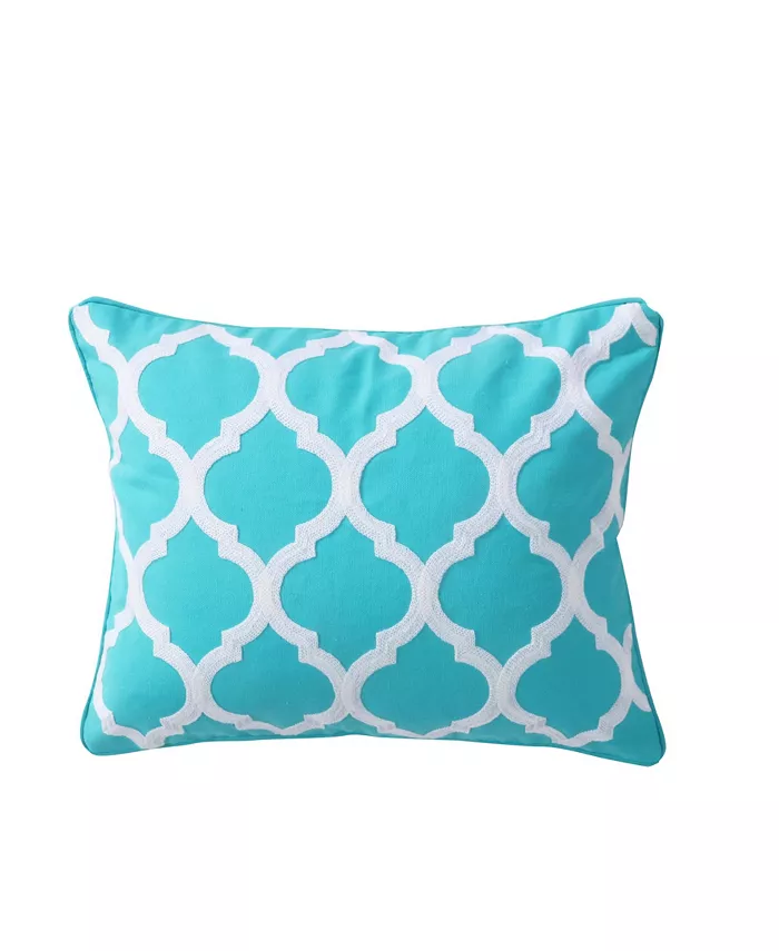 Levtex Karola Lattice Print Decorative Pillow， 14