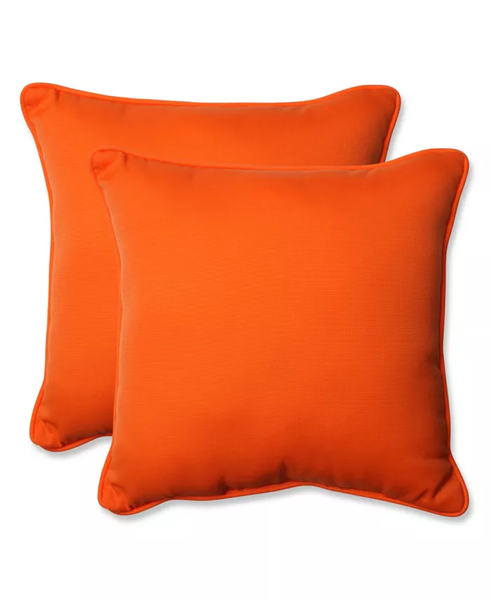 Pillow Perfect Sundeck Orange 18.5