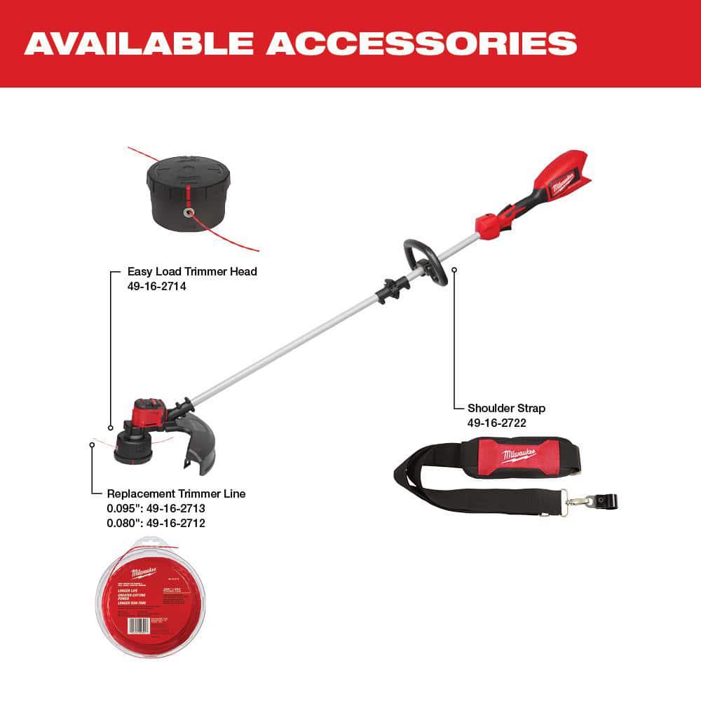 Milwaukee M18 18V LithiumIon Brushless Cordless String Trimmer