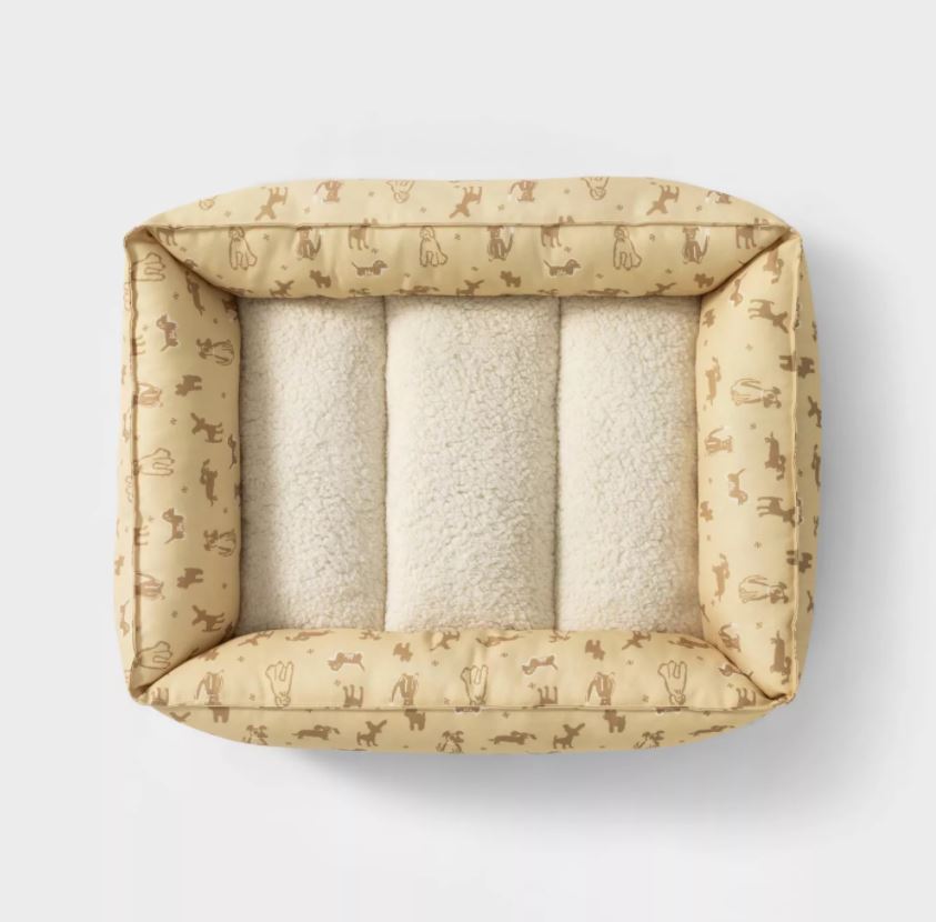 Orthopedic Cuddler Dog Bed - Yellow (Size/ Small) - Boots and Barkley