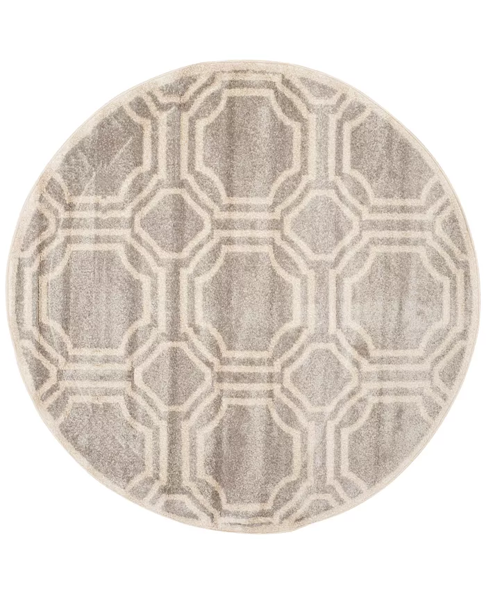 Safavieh Amherst Indoor Outdoor AMT411 5' x 5' Round Area Rug