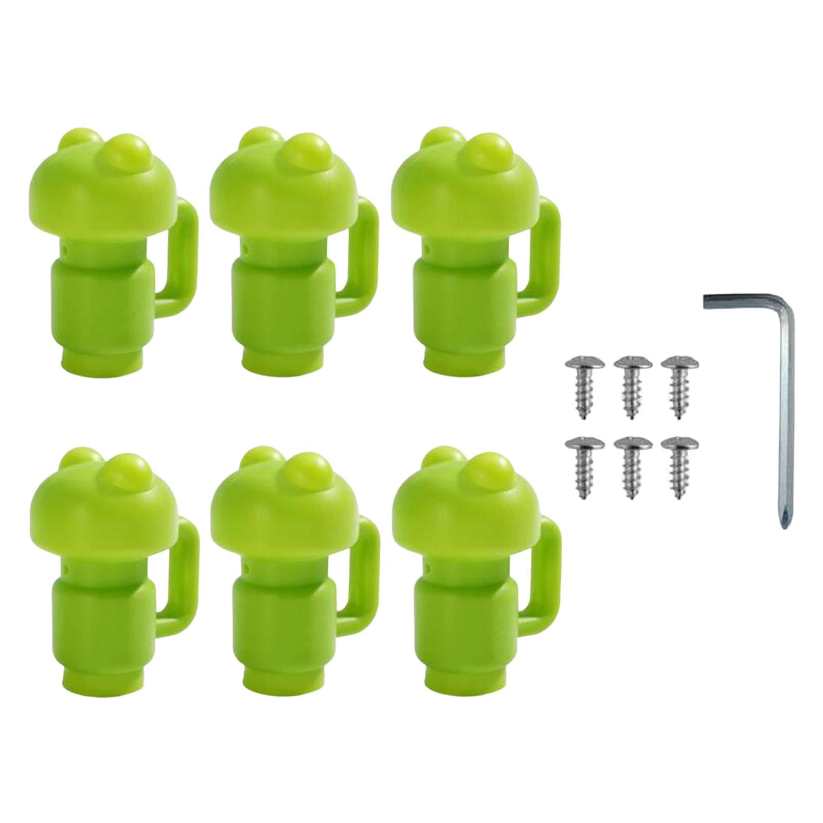 Portable Trampoline Enclosure Pole Cover Durable Replacement Accessories Green