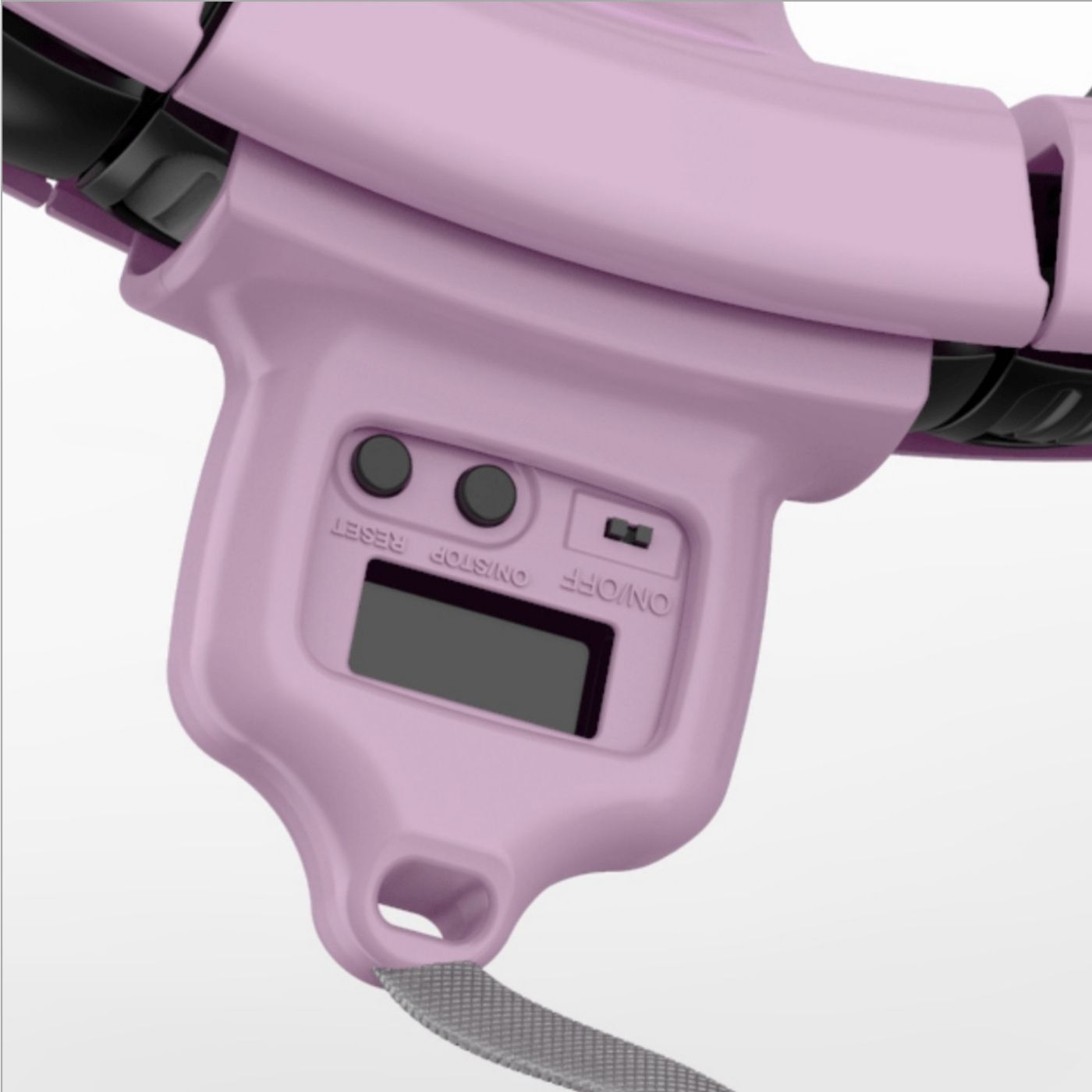 Smart Hula Hoop with Digital Timer - Blue