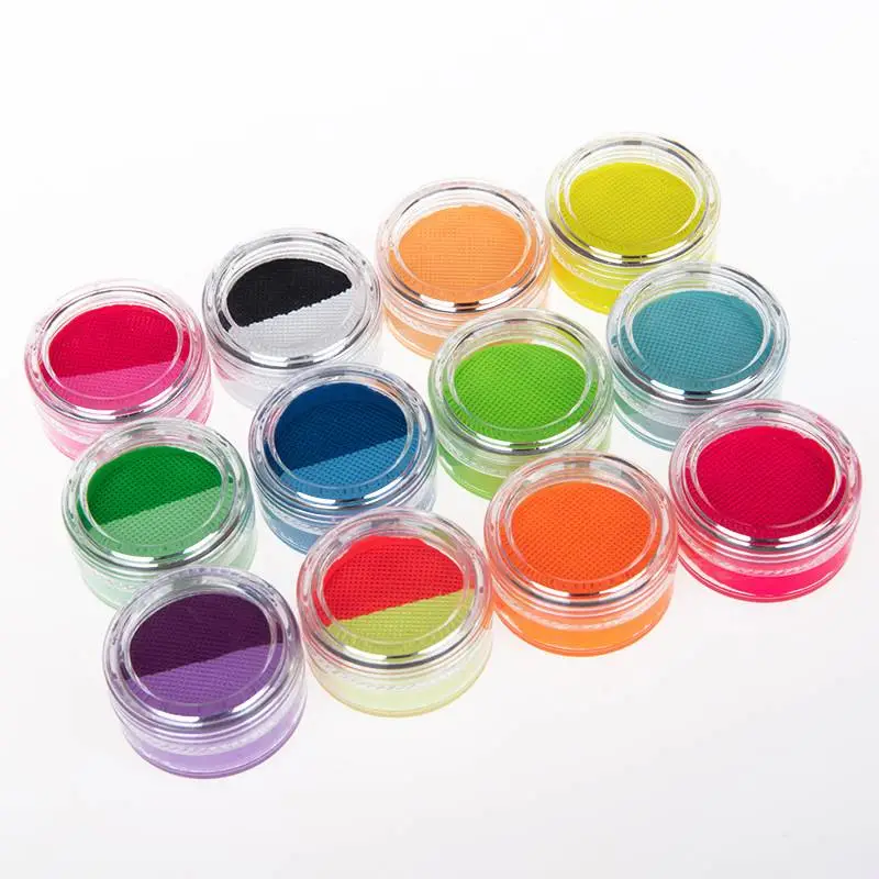 Water Activated Eyeliner Neon Rainbow Face Body Paint