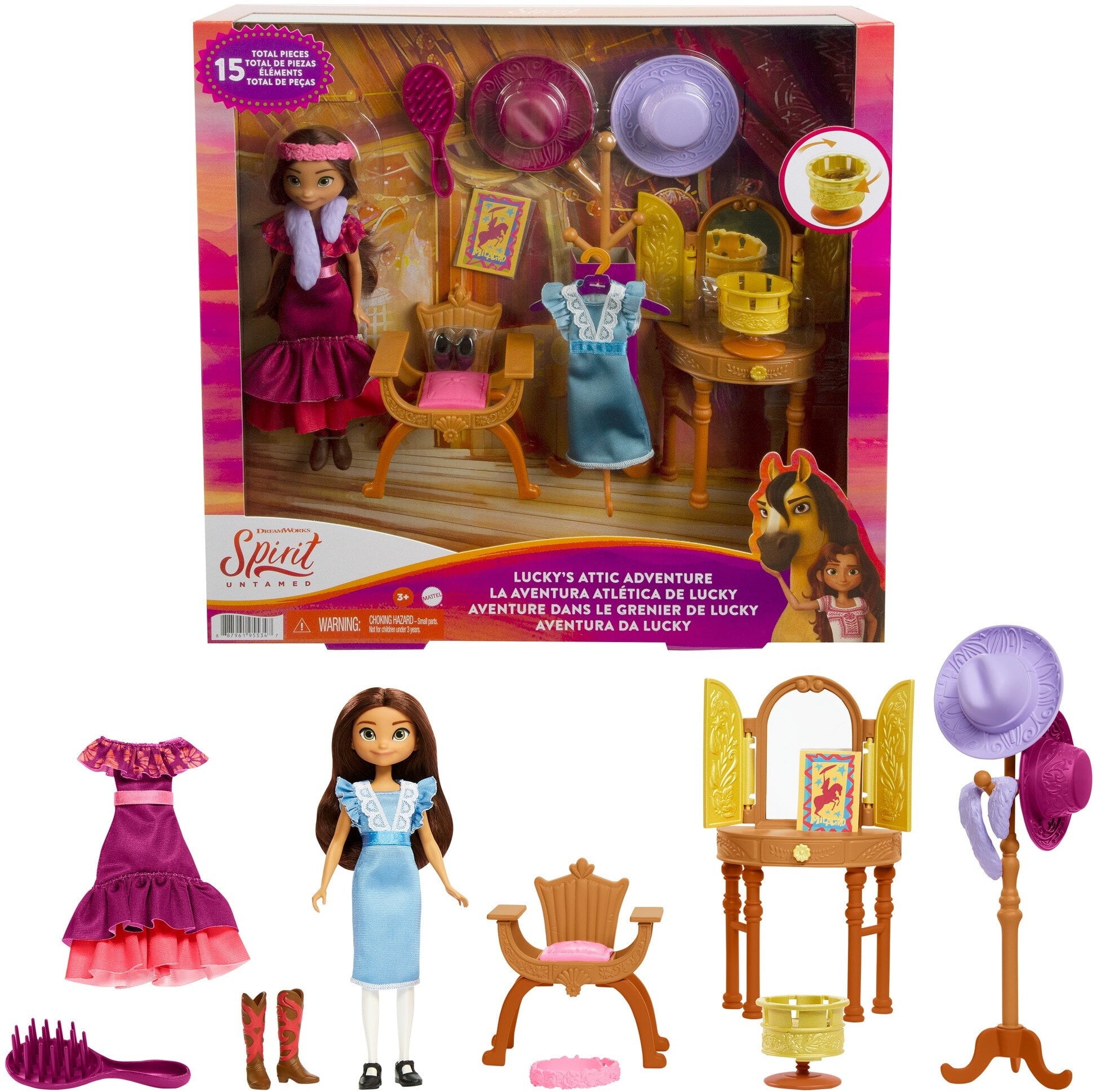 Spirit Untamed Lucky’S Attic Adventure with Lucky Doll & Play Pieces, 3 Years & up