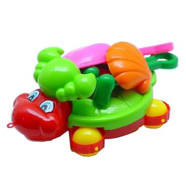 Sunshine Trading BT-399 Wheeled Turtle Sand Toy - 6 Piece Set