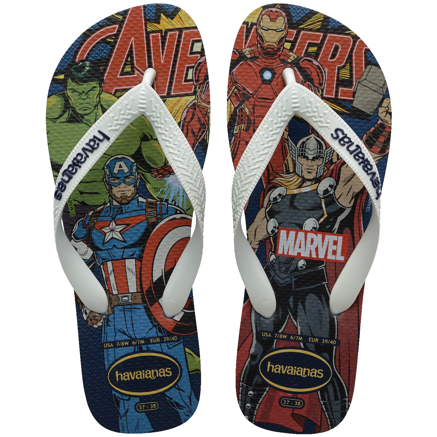 Chinelo Havaianas Top Marvel Classicos