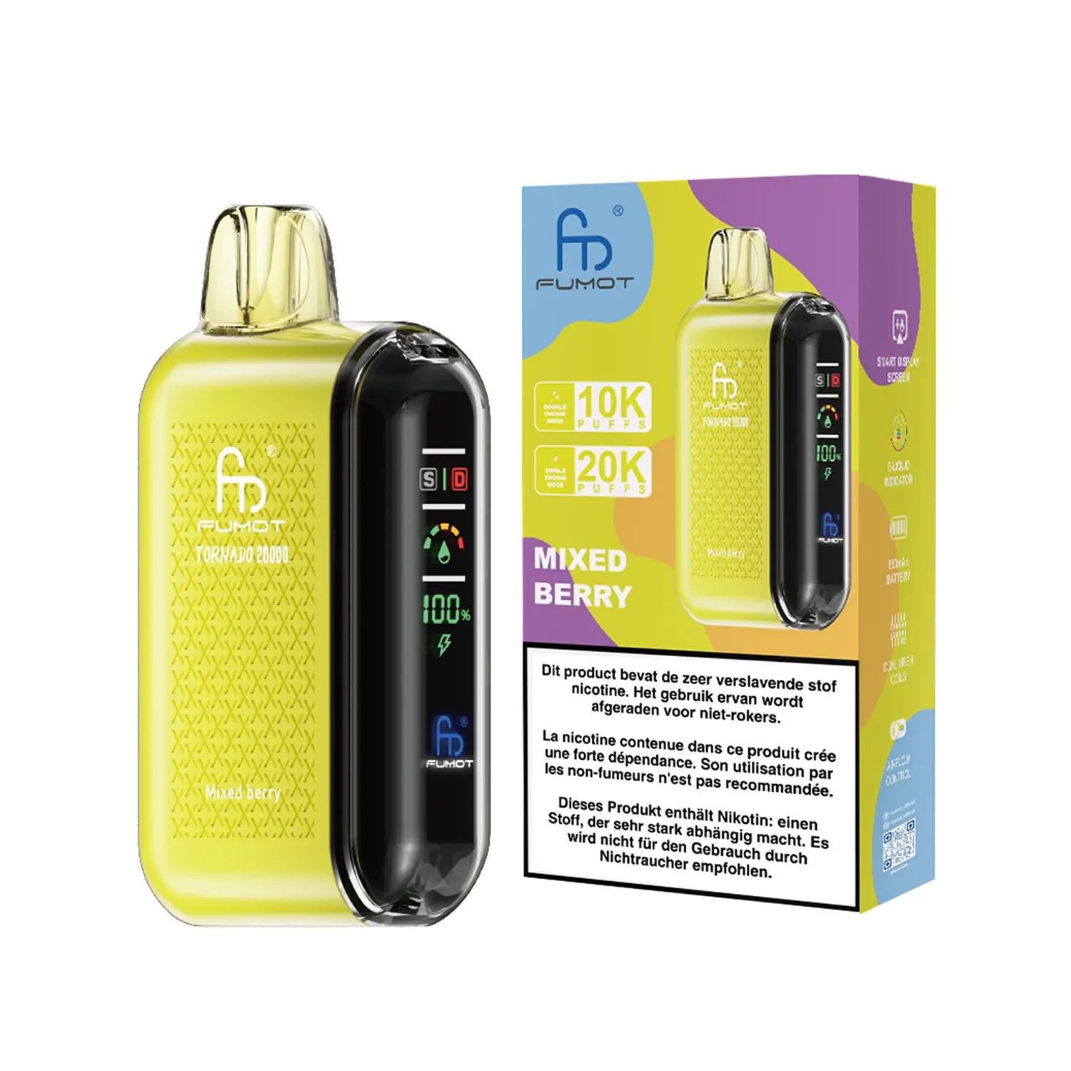 Fumot Tornado Vape 20000 - Mixed Berry