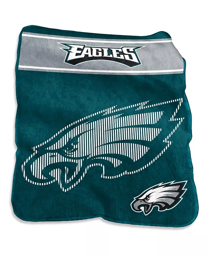 Logo Brands Philadelphia Eagles 60'' x 80'' XL Raschel Plush Throw Blanket