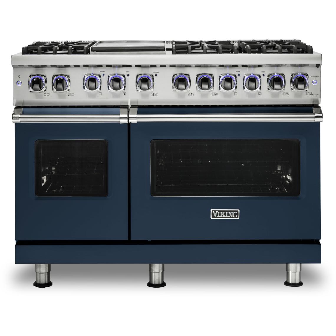 Viking 48-inch Freestanding Gas Range with Elevation Burners VGR7482-6GSB