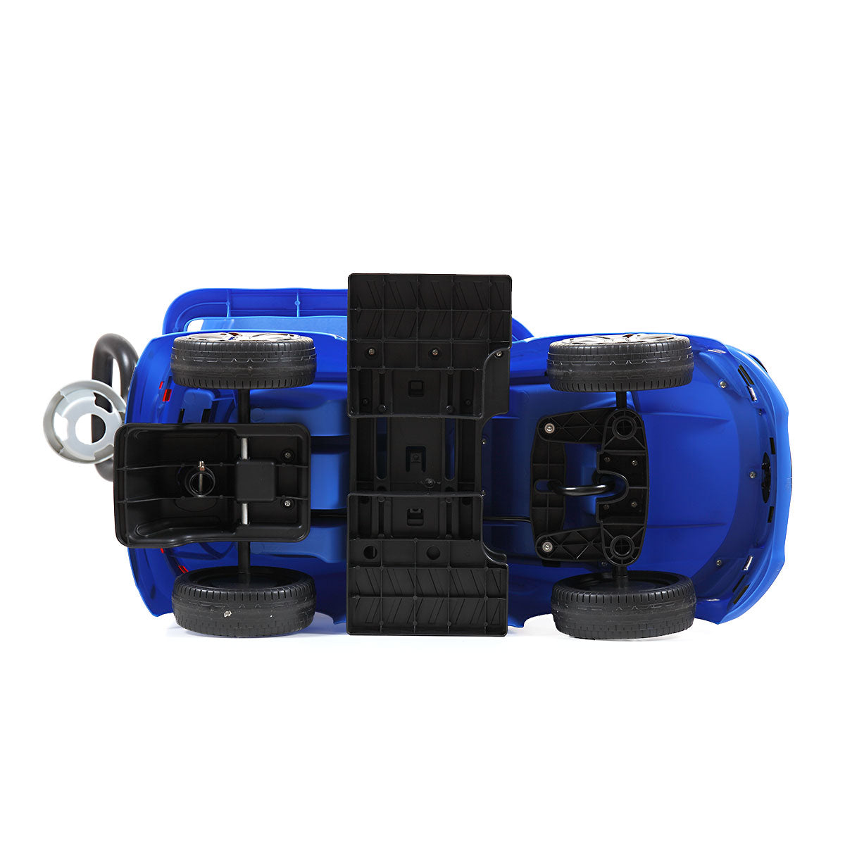 iYofe Mercedes Licensed Kids Push Car， 3 In 1 Toddler Walker Stroller with Handle， Safety Bars， Backrest and Footrest， Music and Horn， Cup Holder， Storage Space， Baby Ride On Toy for 1-3 Years Old， Blue