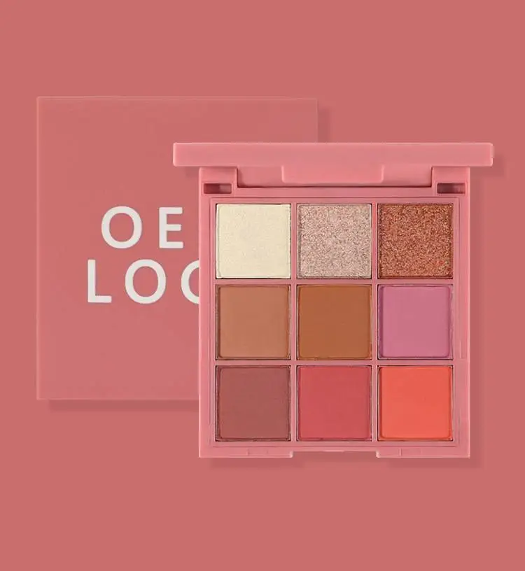 Custom Macaron Colors Pressed Pigment Eeyeshadow Palette