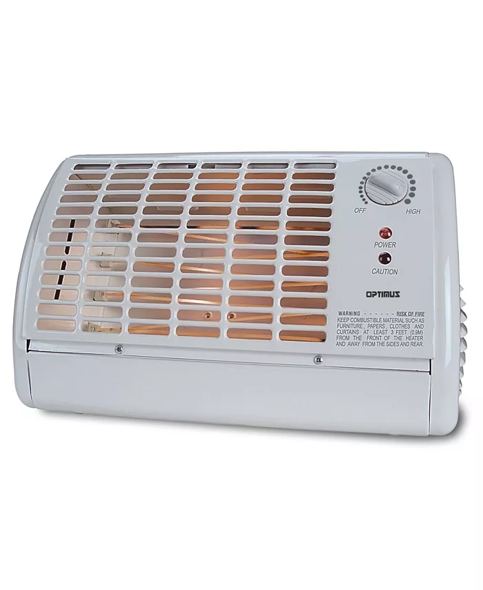 Optimus H-2210 Portable Fan Forced Radiant Heater with Thermostat