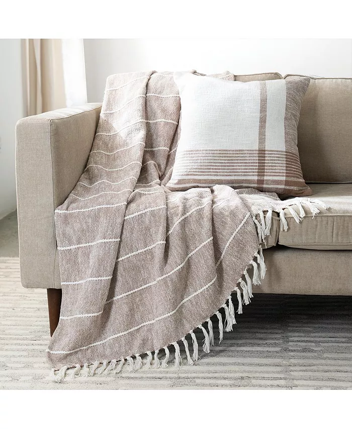 Lush Dandeacutecor Chloe 2 Pack Pillow and Throw Set