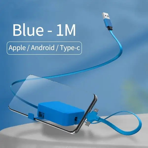 ⏰  PROMOTION SALE 47% OFF🔥3 in 1 Rechargeable USB Fast Charging C