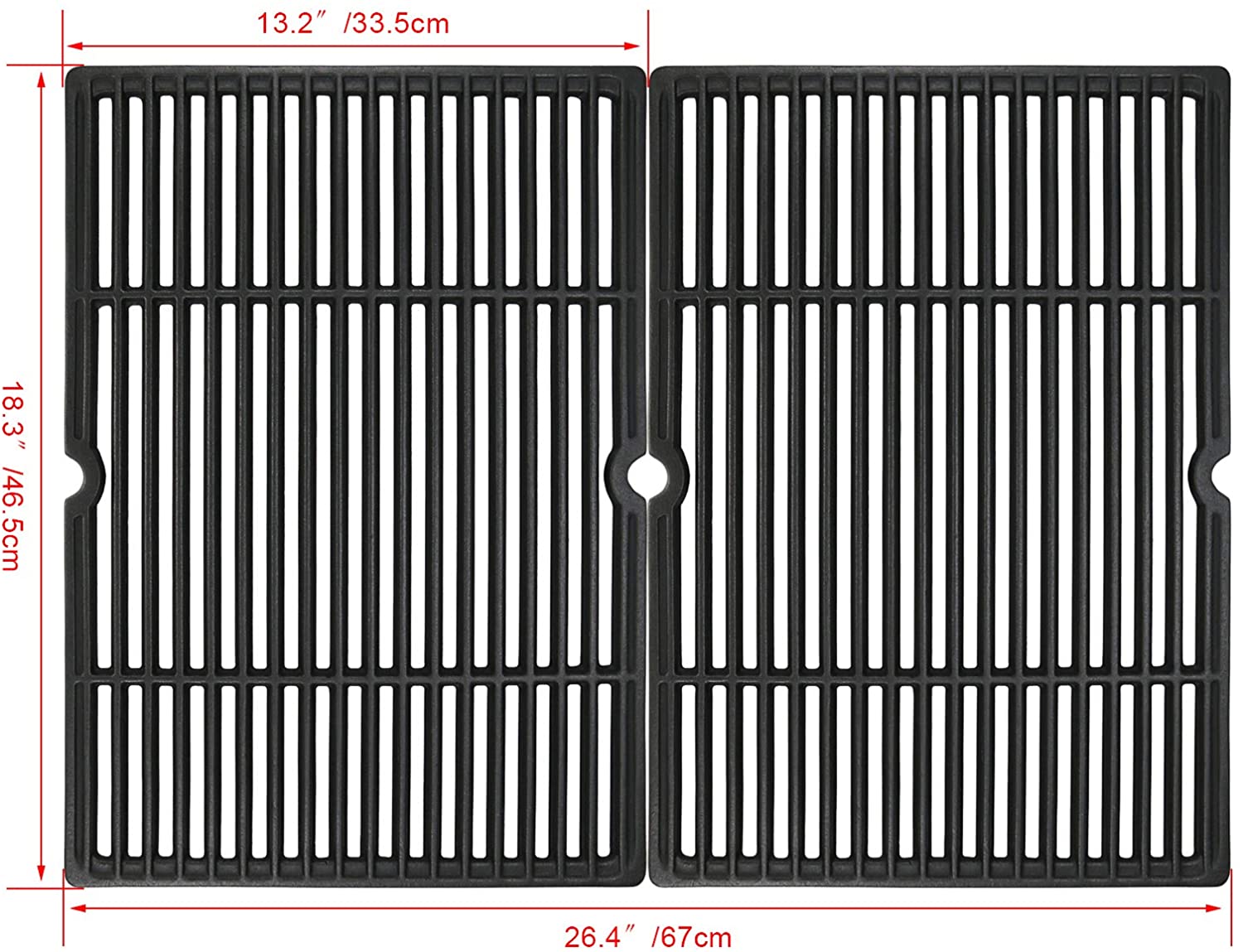Grill Grates for Kenmore 16657, 415.16657900, 16167, 415.16167210 Grills, 18 1/4 x 26 1/4 Grill Replacement Parts