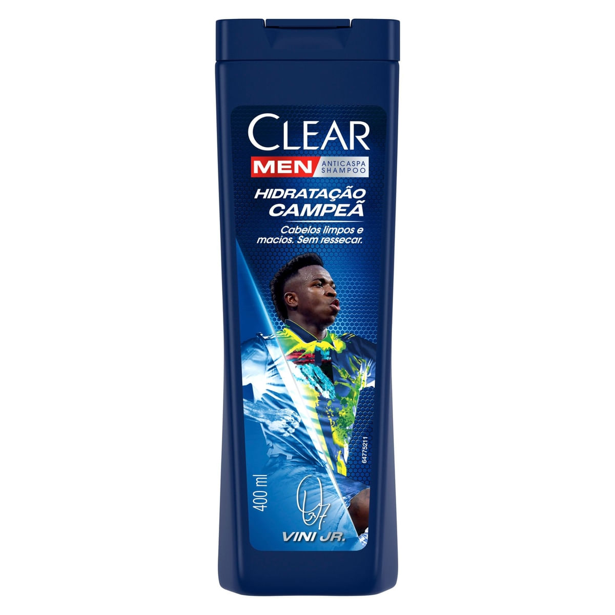 Shampoo Anticaspa Vini Jr Clear Men Hidratacao Campea 400ml