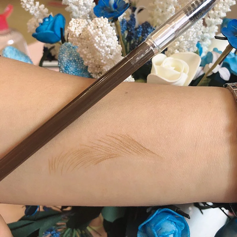 Private Label Cosmetics Makeup Double-end 5 Color Eyebrow Pencil with Sharpeners